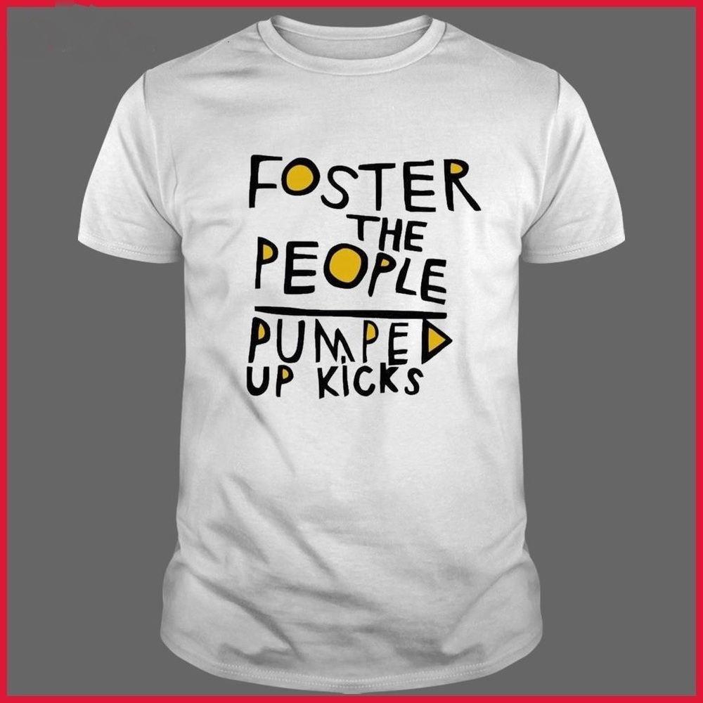 Pumped Up Kicks White The People Foster Design Shirt